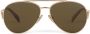 Prada Eyewear Symbole zonnebril met piloten montuur Goud - Thumbnail 1