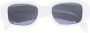 Prada Eyewear Symbole zonnebril met geometrisch montuur Wit - Thumbnail 1