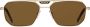 Prada Eyewear Symbole zonnebril met piloten montuur Bruin - Thumbnail 1