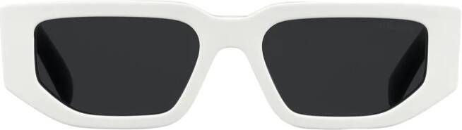 Prada Eyewear Symbole zonnebril met vierkant montuur Zwart