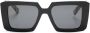 Prada Eyewear Symbole zonnebril met vierkant montuur Zwart - Thumbnail 1