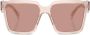 Prada Eyewear tonale zonnebril met oversized montuur Paars - Thumbnail 1