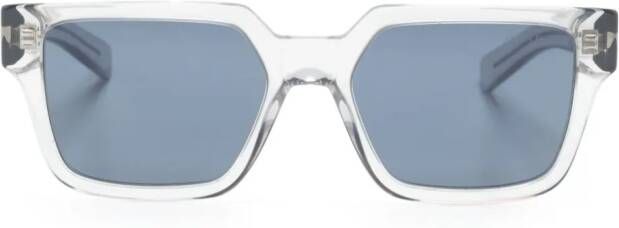Prada Eyewear Zonnebril met vierkant montuur Grijs