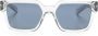 Prada Eyewear Zonnebril met vierkant montuur Grijs - Thumbnail 1