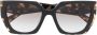 Prada Eyewear Zonnebril met cat-eye montuur Bruin - Thumbnail 1