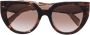 Prada Eyewear Zonnebril met cat-eye montuur Bruin - Thumbnail 1