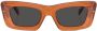 Prada Eyewear Zonnebril met cat-eye montuur Oranje - Thumbnail 1