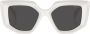 Prada Eyewear Zonnebril met cat-eye montuur Wit - Thumbnail 1