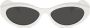 Prada Eyewear Zonnebril met cat-eye montuur Wit - Thumbnail 1
