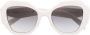 Prada Eyewear Zonnebril met geometrisch montuur Wit - Thumbnail 1
