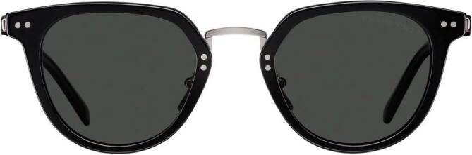 Prada Eyewear Zonnebril met rond montuur Zwart