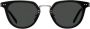 Prada Eyewear Zonnebril met rond montuur Zwart - Thumbnail 1