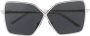 Prada Eyewear Zonnebril met oversized montuur Zilver - Thumbnail 1