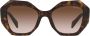Prada Eyewear Zonnebril met oversized montuur Groen - Thumbnail 1