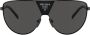 Prada Eyewear Zonnebril met oversized montuur Zwart - Thumbnail 1