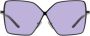 Prada Eyewear Zonnebril met oversized montuur Zwart - Thumbnail 1