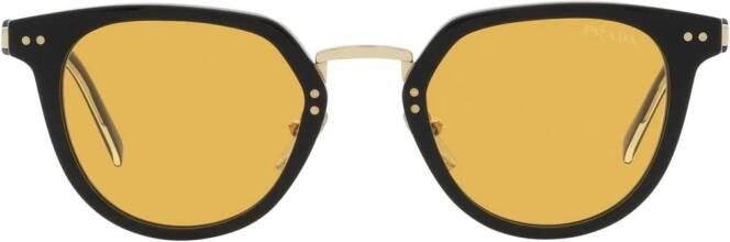 Prada Eyewear Zonnebril met pantos montuur Zwart