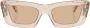 Prada Eyewear Zonnebril met rechthoekig montuur Bruin - Thumbnail 1