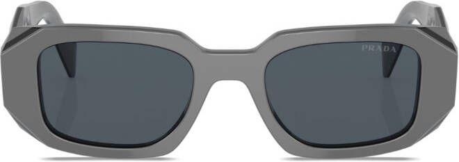 Prada Eyewear Zonnebril met rechthoekig montuur Grijs
