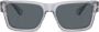Prada Eyewear Zonnebril met rechthoekig montuur Grijs - Thumbnail 1