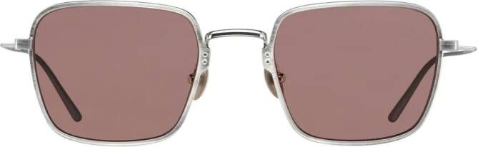 Prada Eyewear Zonnebril met rechthoekig montuur Zilver