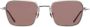 Prada Eyewear Zonnebril met rechthoekig montuur Zilver - Thumbnail 1
