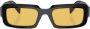 Prada Eyewear Zonnebril met rechthoekig montuur Zwart - Thumbnail 1