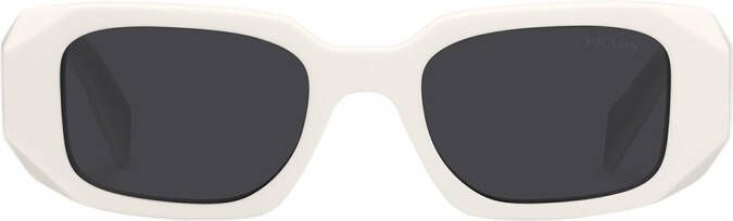 Prada Eyewear Zonnebril met rechthoekige montuur Grijs