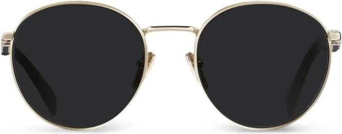 Prada Eyewear Zonnebril met rond montuur Zwart