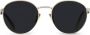 Prada Eyewear Zonnebril met rond montuur Zwart - Thumbnail 1