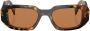 Prada Eyewear Zonnebril met vierkant montuur Groen - Thumbnail 1