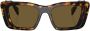 Prada Eyewear Zonnebril met vierkant montuur Groen - Thumbnail 1