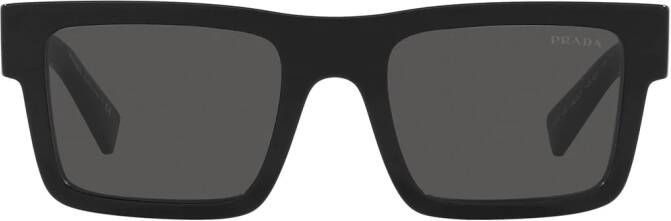 Prada Eyewear Zonnebril met vierkant montuur Zwart