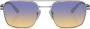 Prada Eyewear Zonnebril met vierkant montuur Zilver - Thumbnail 1