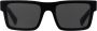 Prada Eyewear Zonnebril met rechthoekig montuur Zwart - Thumbnail 1