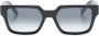 Prada Eyewear Zonnebril met vierkant montuur Zwart - Thumbnail 1