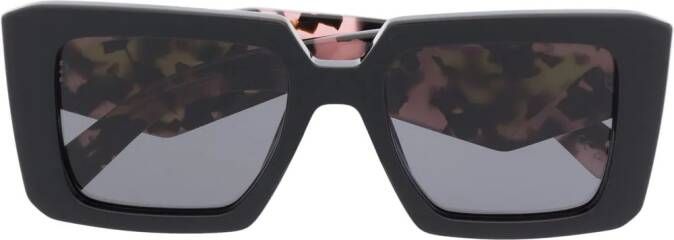 Prada Eyewear Zonnebril met vierkant montuur Zwart