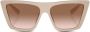 Prada Eyewear Zonnebril met vlindermontuur Bruin - Thumbnail 1