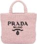 Prada Geweven shopper Roze - Thumbnail 1