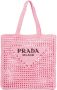 Prada Geweven shopper Roze - Thumbnail 1