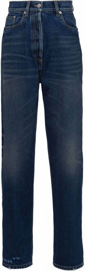 Prada High waist jeans Blauw