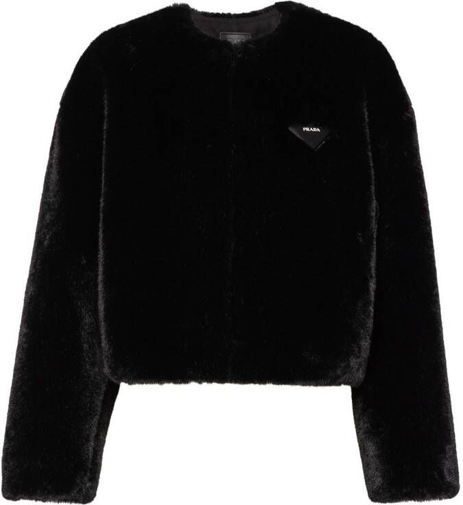 Prada Jack met logo Zwart