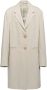 Prada Jas met enkele rij knopen Beige - Thumbnail 1