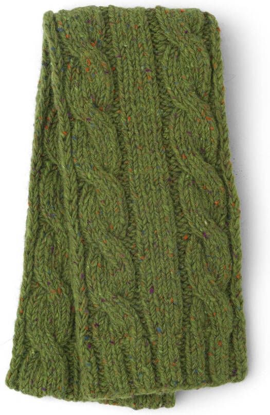 Prada Kabelgebreide sjaal Groen