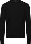 Prada knitted crew neck sweater Zwart - Thumbnail 1