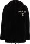 Prada Omkeerbare lammy coat Zwart - Thumbnail 1
