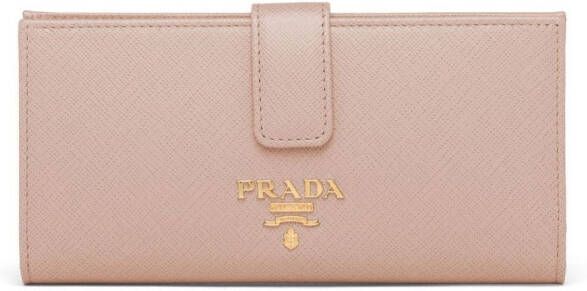 Prada Lange portemonnee Roze