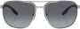 Prada Linea Rossa Zonnebril met logoprint Grijs - Thumbnail 1