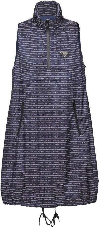 Prada Re-Nylon jurk Blauw