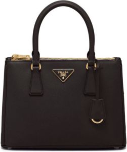 Prada Medium Galleria Saffiano leather bag Zwart